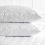 Coppia Cuscini Letto 70x40 in Cotone 100% Aloe Vera, Antiacaro e Anallergici Altezza 15 - Made in Italy