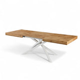 Tavolo da Pranzo Allungabile in Rovere e Metallo – Design Moderno