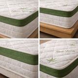 Materasso Alto 25 cm con 5 cm Memory Foam – Aloe Vera