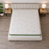Materasso Alto 25 cm con 5 cm Memory Foam – Aloe Vera
