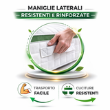 Materasso Alto 25 cm con 5 cm Memory Foam – Aloe Vera