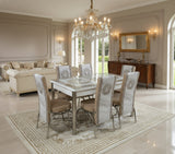 TAVOLO SET 6 SEDIE MARMO