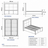 Letto Matrimoniale Contenitore 160x200 in Velluto Beige e Piedini Oro - Cubo Luxury