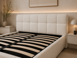 Letto Matrimoniale Contenitore 160x200 Teddy Bouclé - Bubble