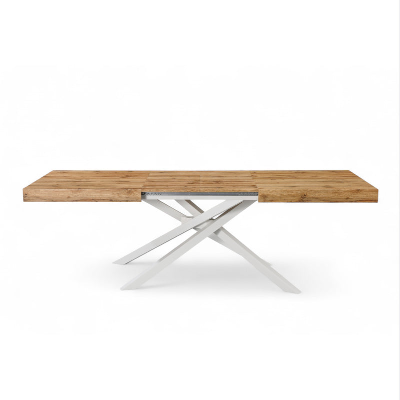 Tavolo da Pranzo Allungabile in Rovere e Metallo – Design Moderno
