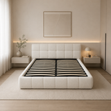 Letto Matrimoniale Contenitore 160x200 Teddy Bouclé - Bubble