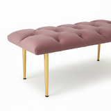 Panca in Velluto Rosa