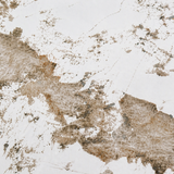 Tavolo 160x90 con piano in ceramica effetto marmo bianco e gambe oro - NOVA