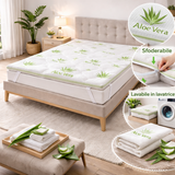 Topper 6 cm Sfoderabile - Aloe Vera