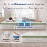 Materasso Memory Foam Altezza 25 cm - Aloe Vera