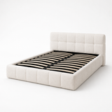 Letto Matrimoniale Contenitore 160x200 Teddy Bouclé - Bubble