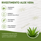 Topper Memory Foam 5 cm Sfoderabile - Aloe Vera