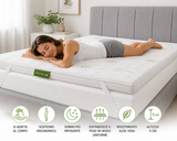 Topper Memory Foam 5 cm Sfoderabile - Aloe Vera