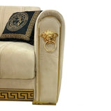 Divano Medusa Beige/Oro