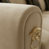 Divano Medusa Beige/Oro