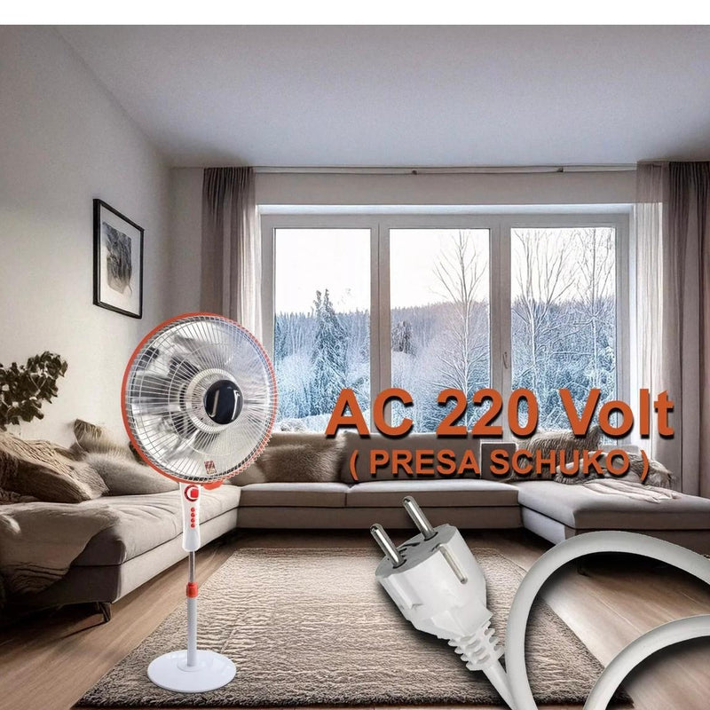 Stufa al Carbonio a Piantana 950W - Oscillante con Rotazione a 90° - Potenza Regolabile - Riscaldamento Potente, Calore Rapido e Sostenibile